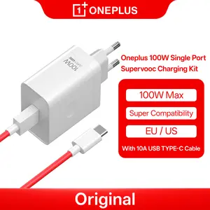 Bilashmart OnePlus SuperVOOC Charger 100W One Port USB C Power Adapter Oneplus 13 12R 12 11 Nord 5 CE5 Pad 3 2 10A Fast Charging Cable