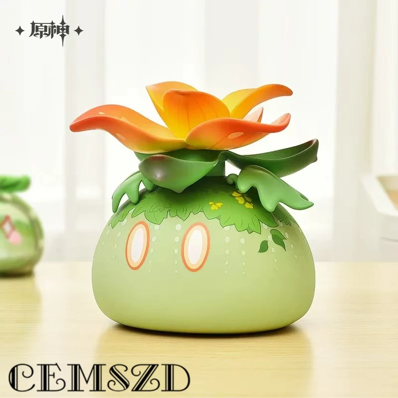 Jeu Genshin Impact Slime série officiel authentique herbe Slime musique humidificateur Halloween cadeaux de noël Cosplay ornement bricolage