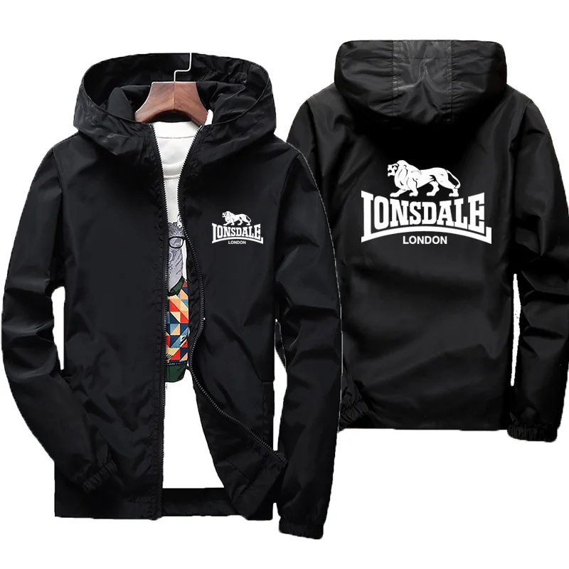 LONSDALE-Chaqueta de ocio para hombre, para exteriores, moda urbana, Otoño, 2024