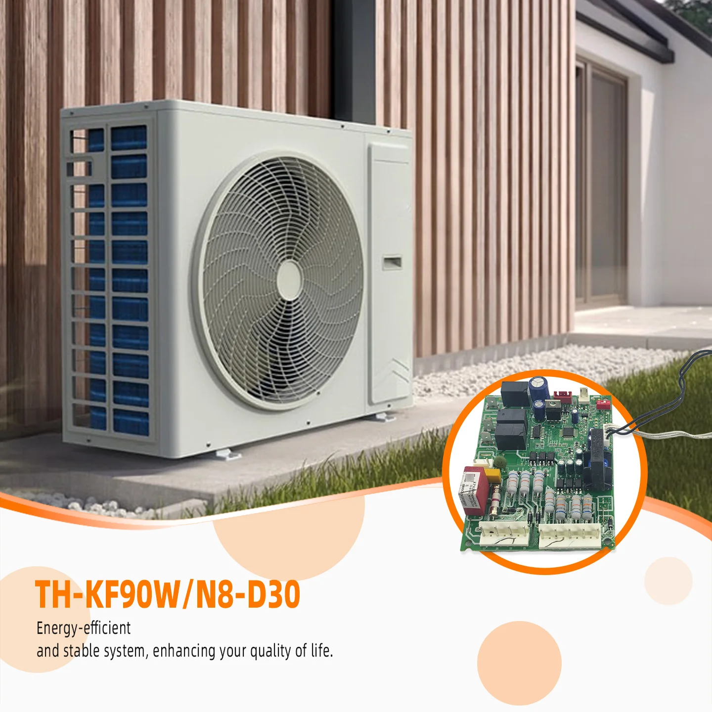 Placa base de aire acondicionado Central TLF, placa de circuito de Control TH-KF90W/N8-DEO-Metal, uso doméstico y Industrial eléctrico