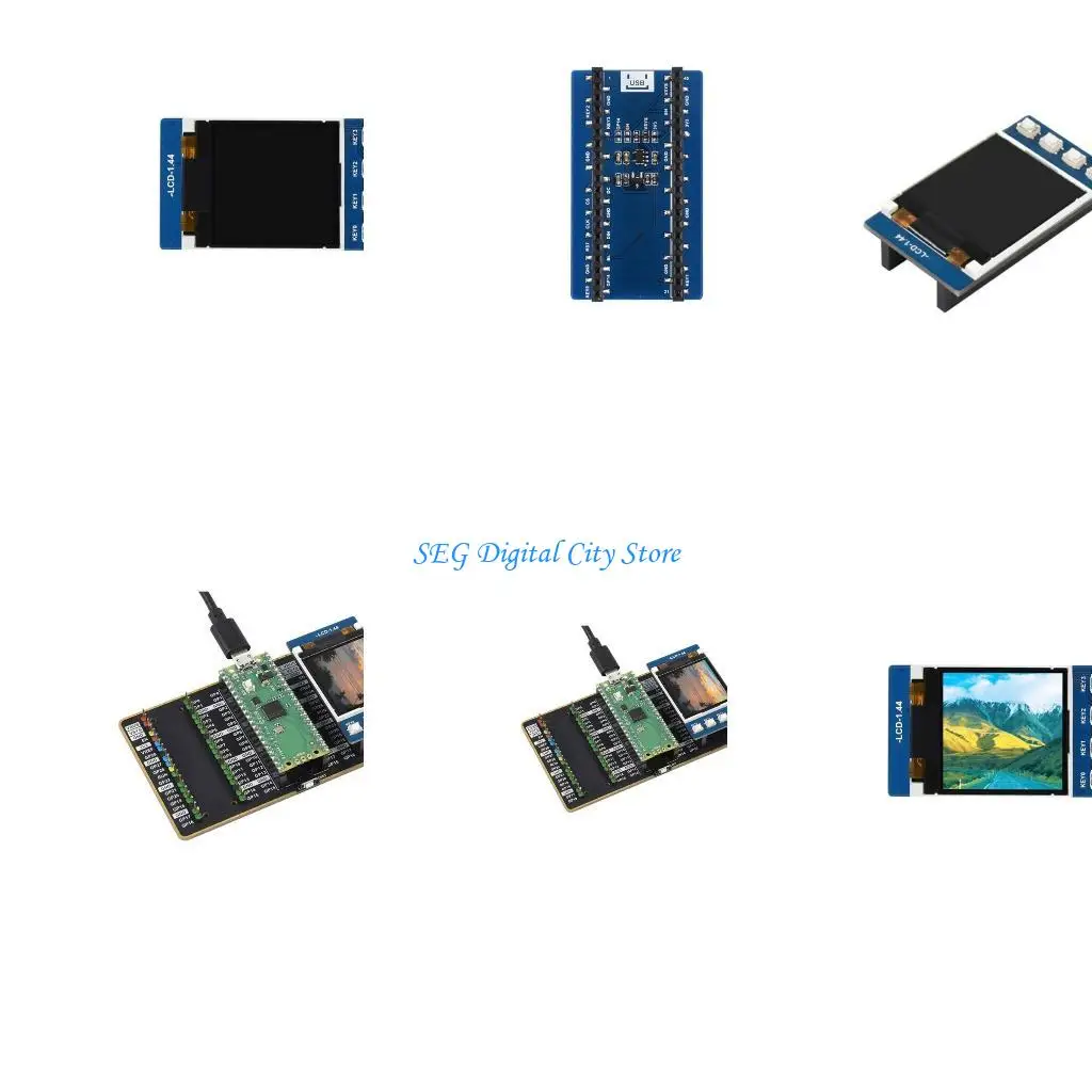 

U75B Display Screen 1.44″ 65K Color LCD Module 128×128pixels SPI Communication