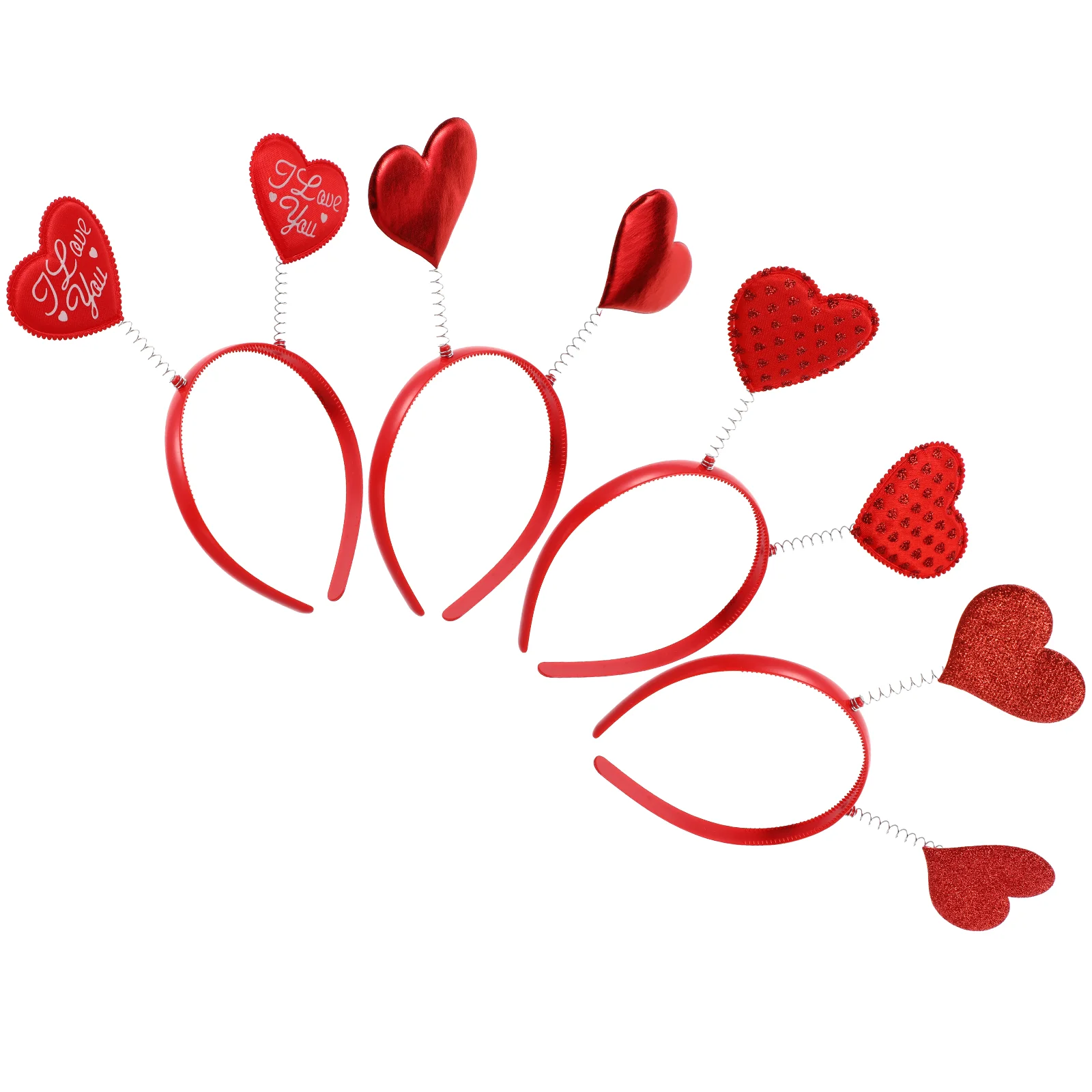 4 Pcs Love Headband Women Skincare Hair Pins Headbands Cactus Costume Clothing Travel