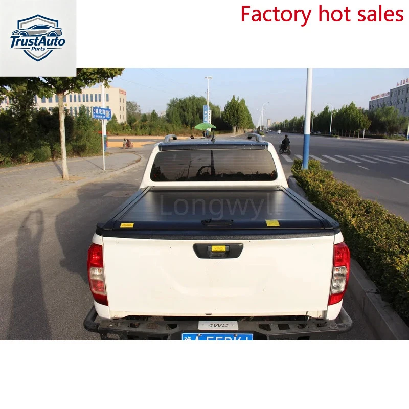 

TrustAuto Parts Store Is Having A Hot SaleBlack Matte Retractle Tonneau Cover Navara-Theft Rolling Lid Aluminum Roll N