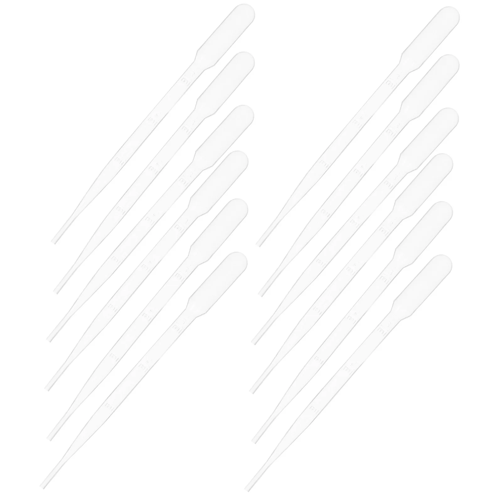 

100Pcs Clear Pipette Droppers Plastic Calibrated Scale Essential Oils Liquid Transfer Laboratory Supplies Clear Dropper