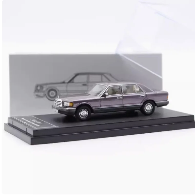 Mercedes-benz 560sel Model MASTER 1:64 Sixth generation Mercedes-Benz S-Class W126 cast alloy car model Children's gift toy.