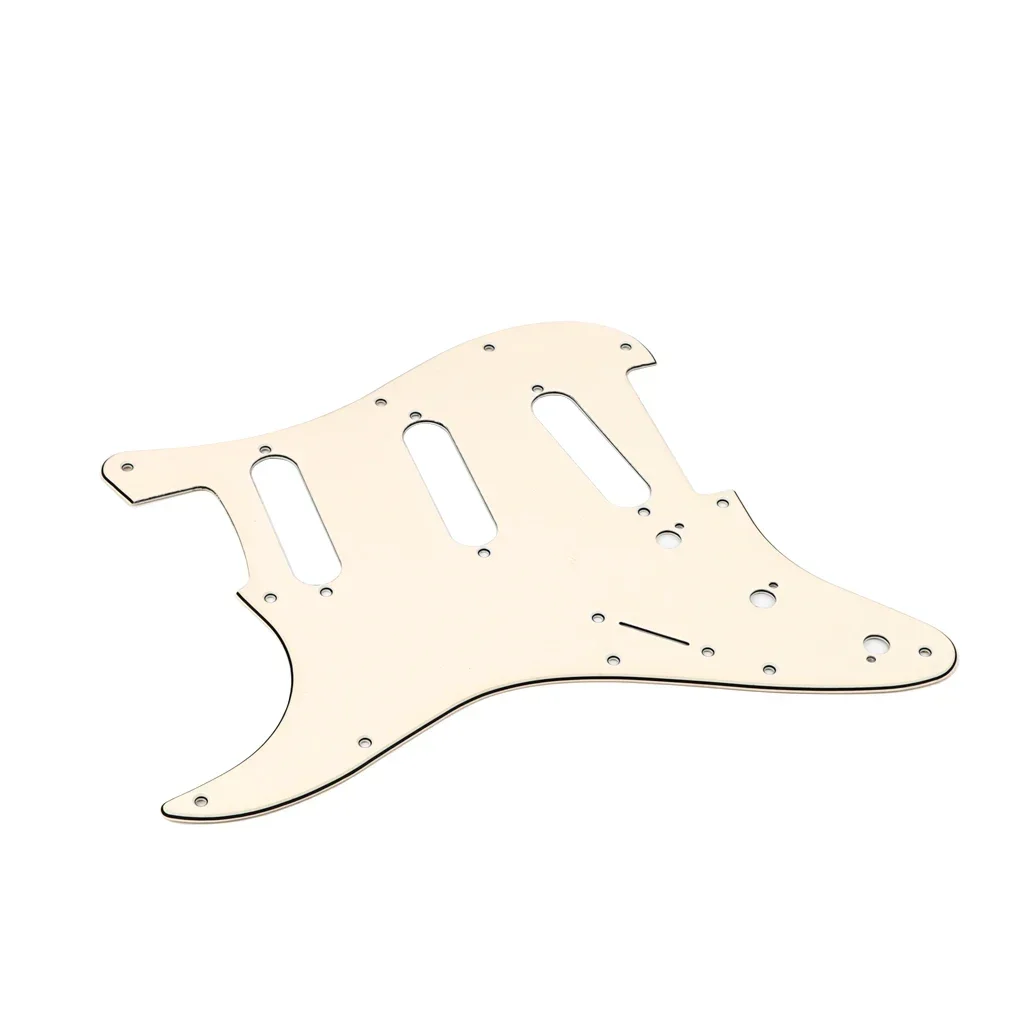 SSH Pickguard 11 Hole Left Handed White single layer ST guitar pickguard 1PC