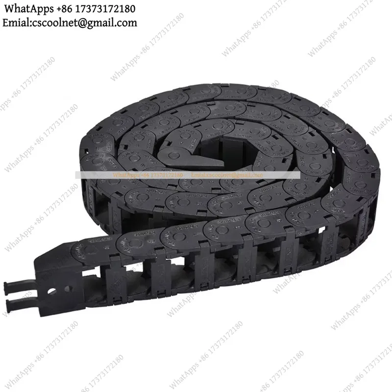 Cable Drag Chain 5x5 7x7 10x10 10x15 10x20 10x30 L1000mm Wire Carrier with End Connectors for CNC 3D Printer Engraving Machine