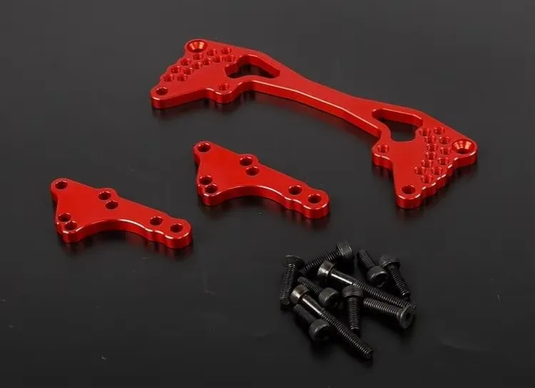 CNC-bewerking Verstelbare aluminiumlegering Materiaal Achterschokdemperbalken Past op 1/5 ROFUN HPI BAJA 5B 5T 5SC