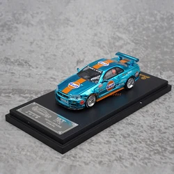 1:64 Scale Diecast Alloy Nissan GTR R34 Toys Cars Model Classics Adult Gifts Souvenir Collection Static Display Desktop Ornament