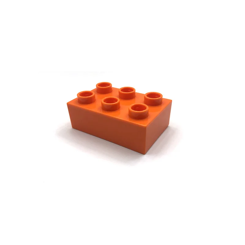 Basic Brick 2x3 10pcs  DIY  Classic  Education  Building Blocks Compatible With lego Duplo Large Bricks Toys For Children