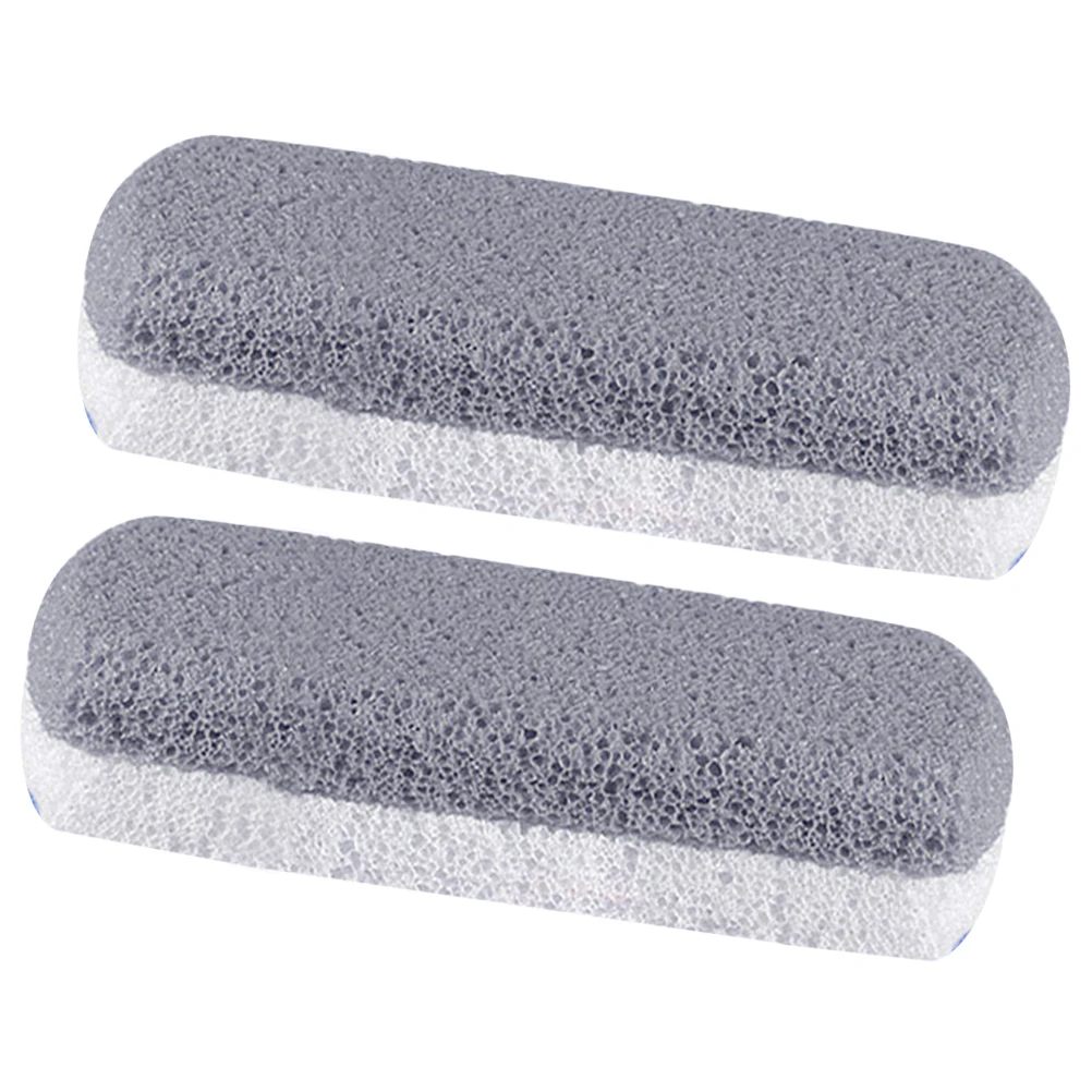 

2 Pcs Foot Scrubber Pedicure Tools Pumice Stone for Heavy Callused Feet Grey White Reusable Washable Foot Care Trimmer Dead Skin