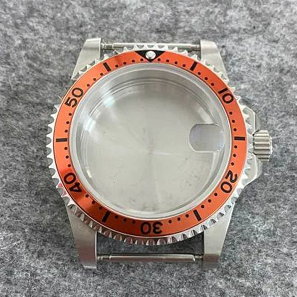 

120-Clicks Unidirectional Bezel Retro Sapphire Mirror Watch Case 39.5mm Stainless Steel Antique Case for NH34 NH35 NH36 Movement