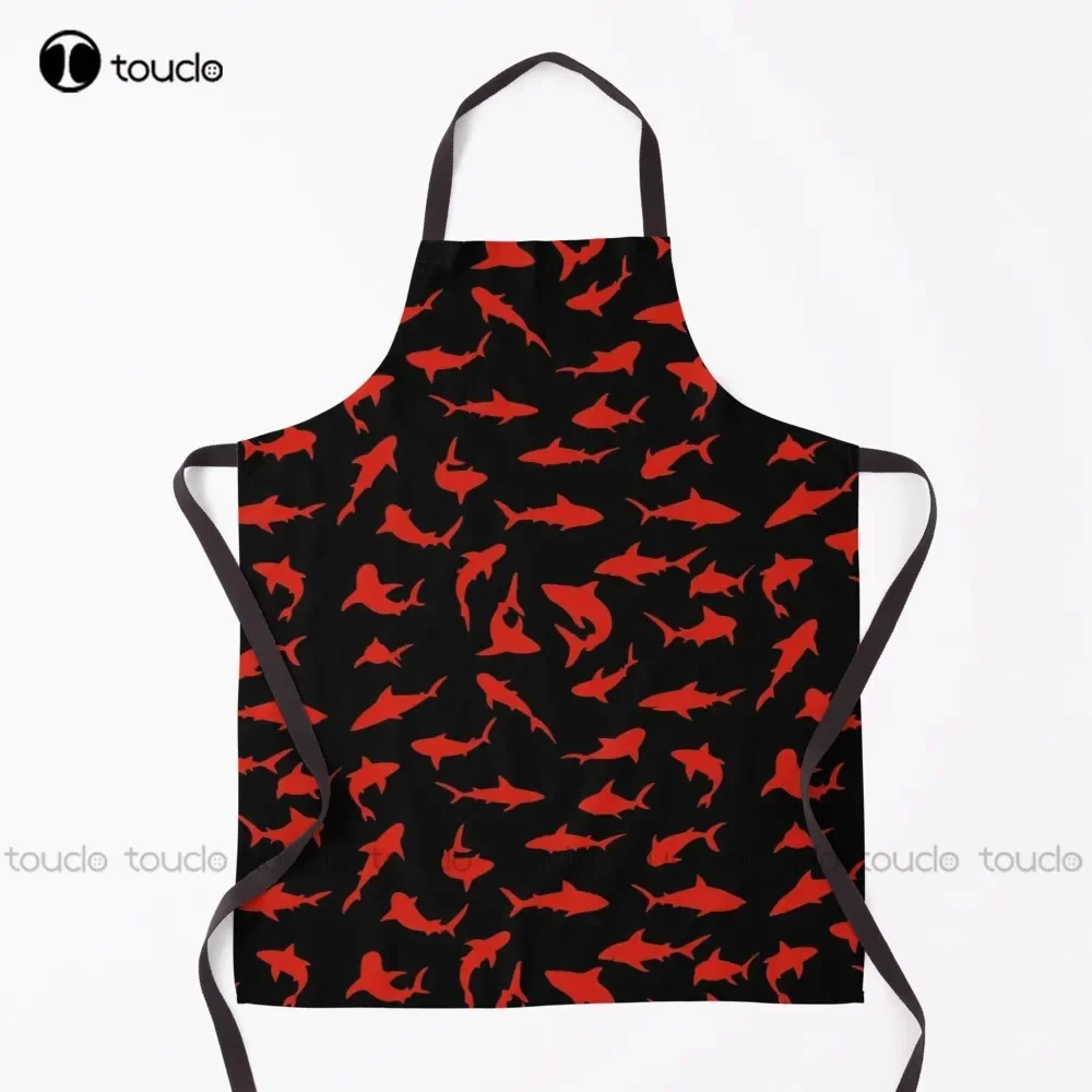 

Новый фартук I Love Sharks The Ocean King, белый фартук унисекс