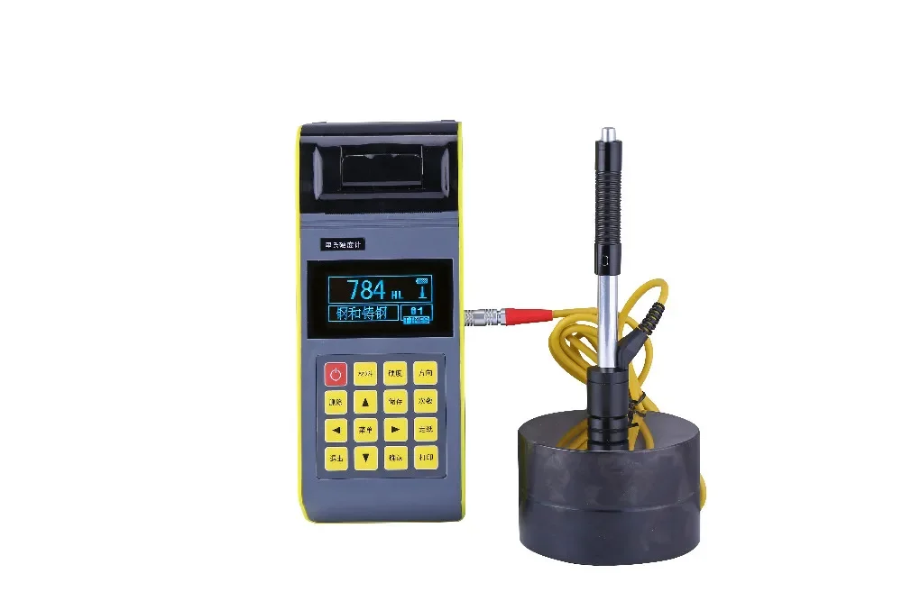 New SHL-160 Portable Digital Hardness Tester Metal Cast Iron Mold Steel Hardness Tester Band Printing