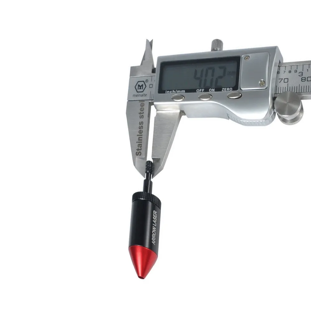 Archry Arrow Red Laser Bore Sight Collimator Red Dot Laser Sight Arrow Shape Laser Target Tool for Hunting Compoundbow Crossbow