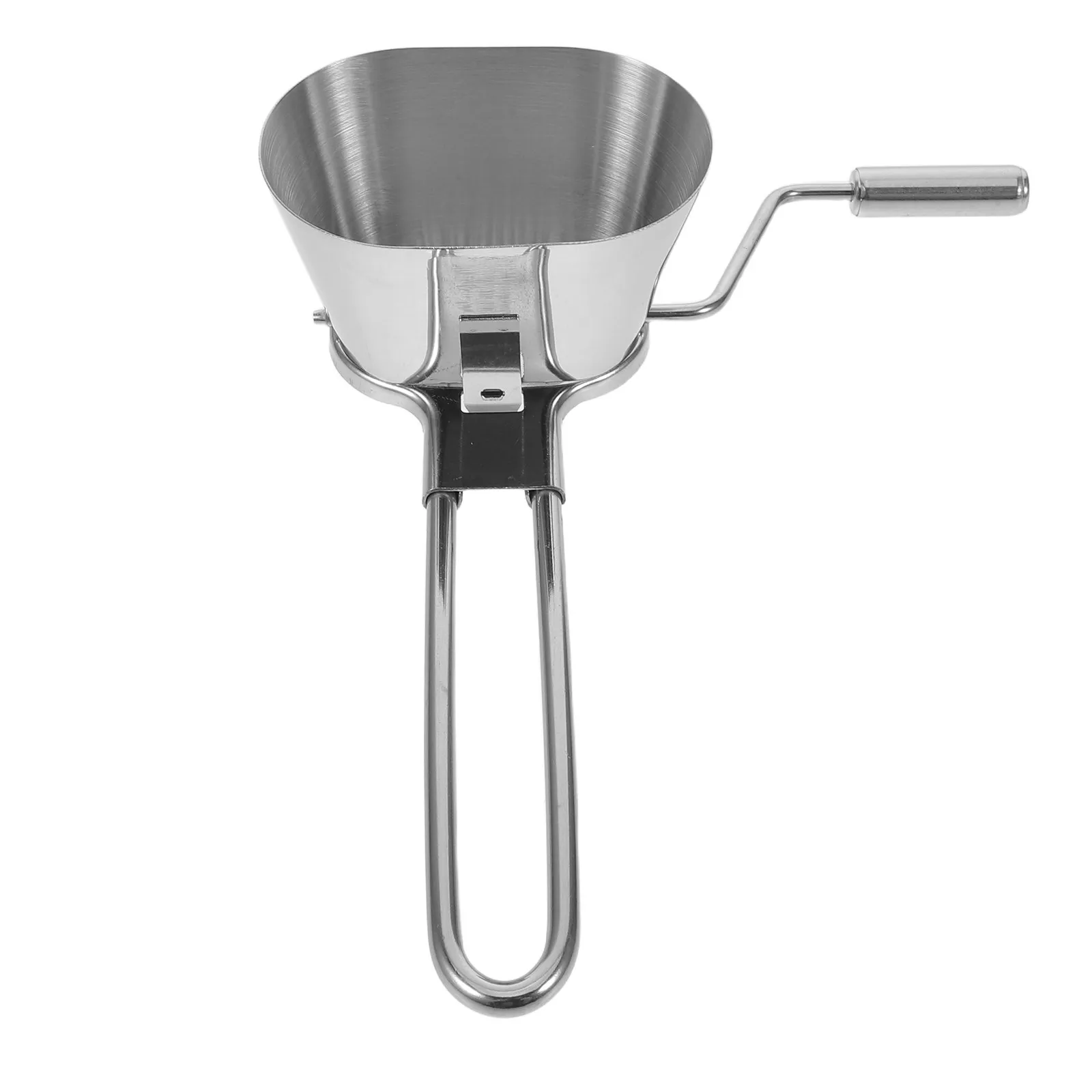 Stainless Steel Manual Food Chopper Kitchen Herb Cutter Hand Crank Mini Vegetable Chopper Multi-Functional Portable Roller