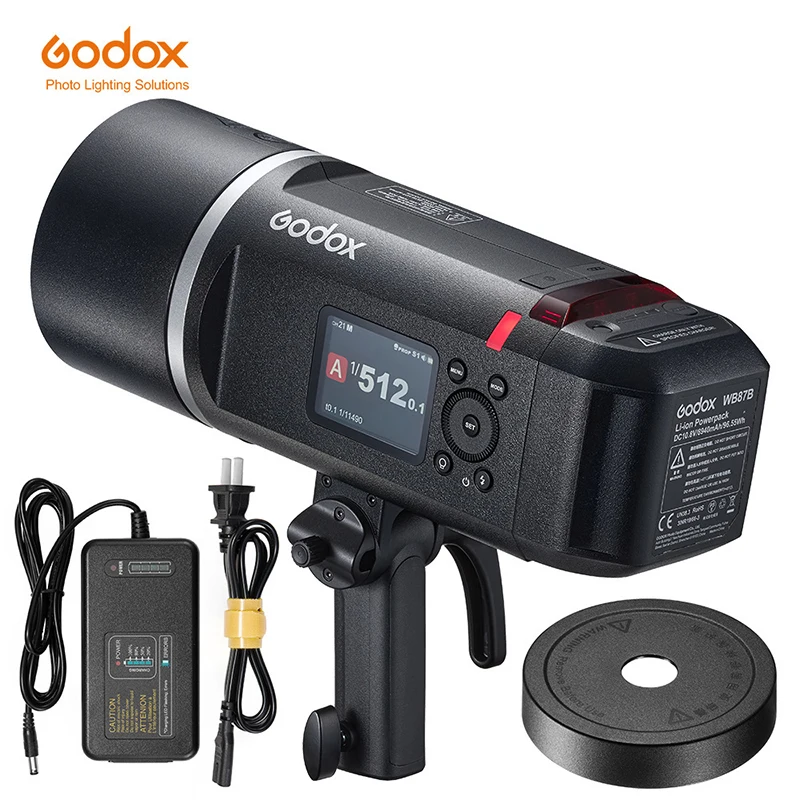 Best Studio Flash UK Godox AD600BMII AD600 BM II 600W HSS 1/8000s Portable Studio Flash Light Bowens Mount Carrying Lamp Bag