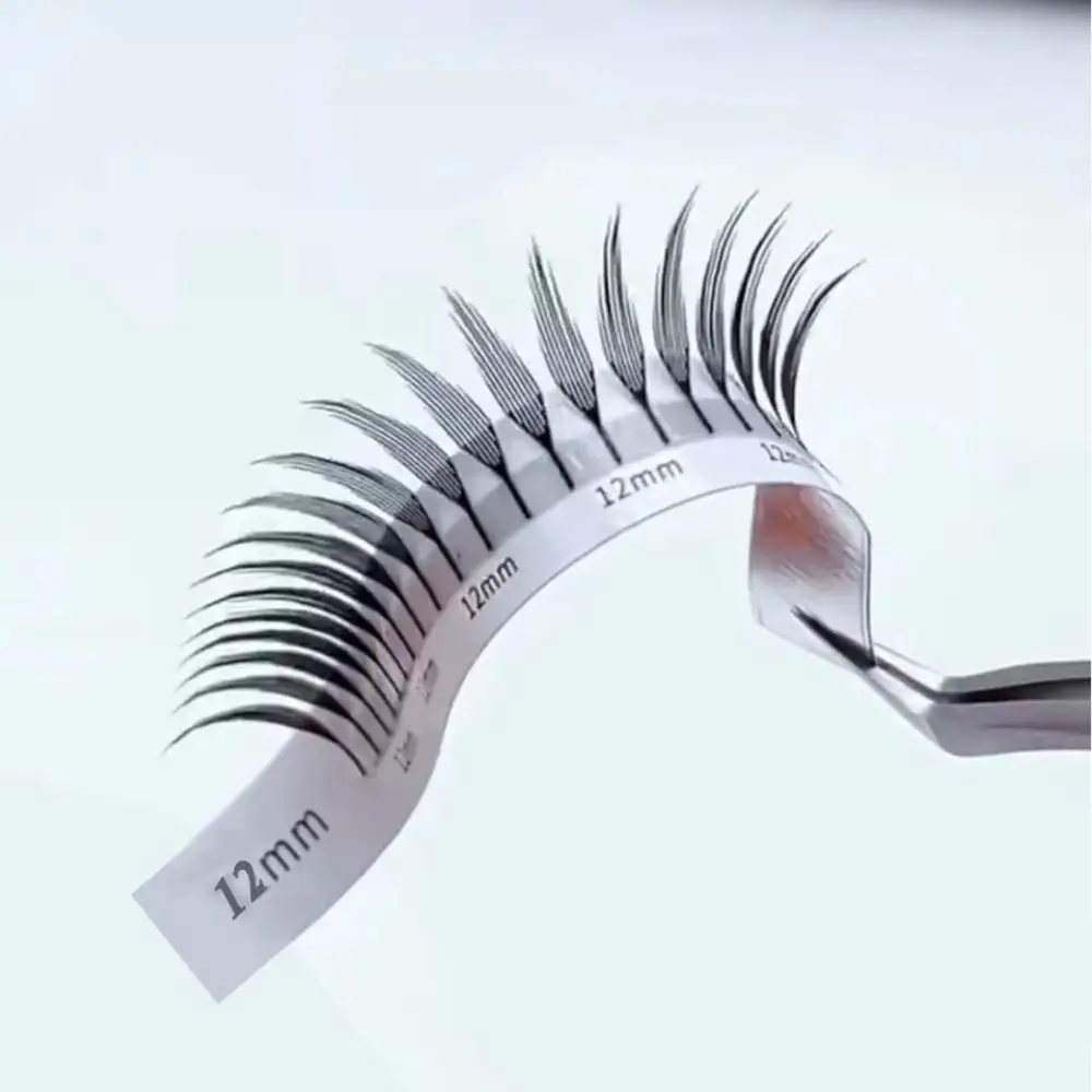 New 12 Rows Cluster Lashes Kit Single Cluster Comic Spire False Eyelashes C/D Curl Individual Lashes Eye Makeup Tools