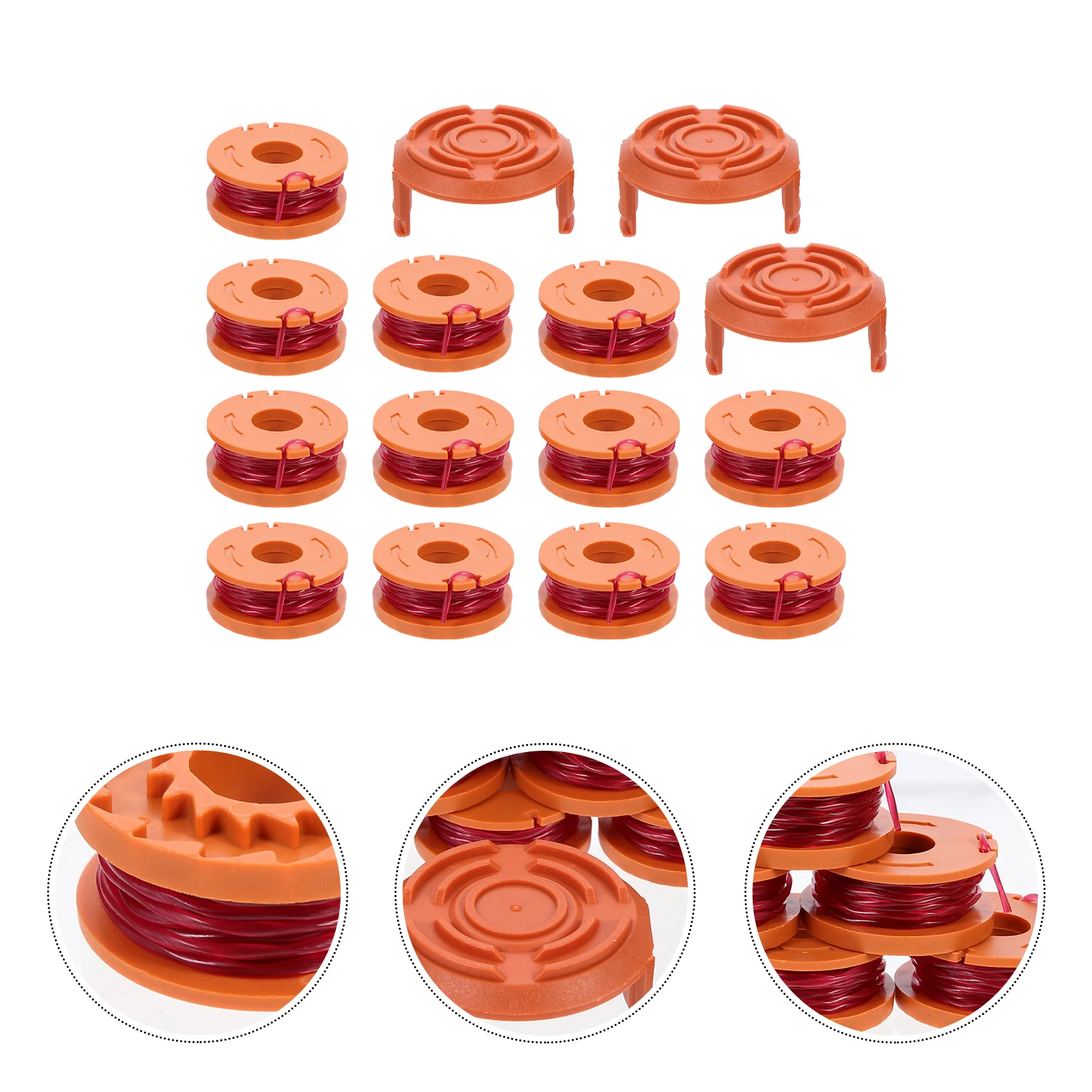 

Eater Trim Wire Accessories Garden Heavy Duty Production Line Trimmer Orange Abs