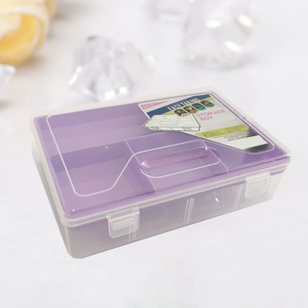 2 قطعة صندوق أدوات مكتب بلاستيكي بطبقة مزدوجة خفيف الوزن قلم رصاص أداة تخزين ganizer تصميم سلس حافظة مكتب