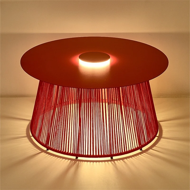 Outdoor Tables and Chairs Landscape Light Emitting Diode Lawn Garden Decoration Garden Waterproof IP65 Coffee Bar Solar Energy