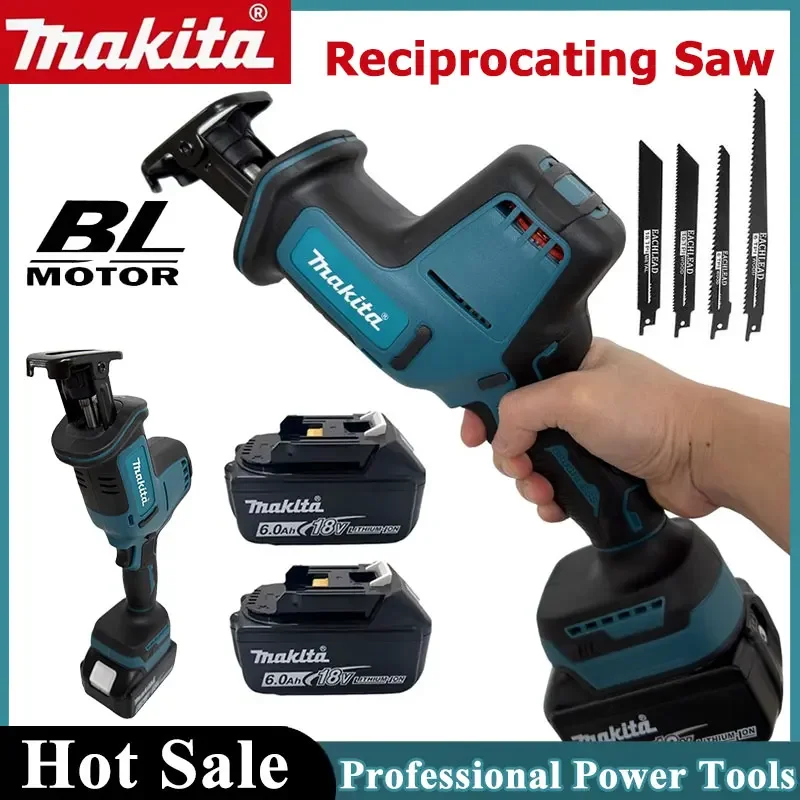 

Аккумуляторная бесщеточная сабельная пила Makita с регулировкой скорости для металла и дерева, для аккумуляторов 18В