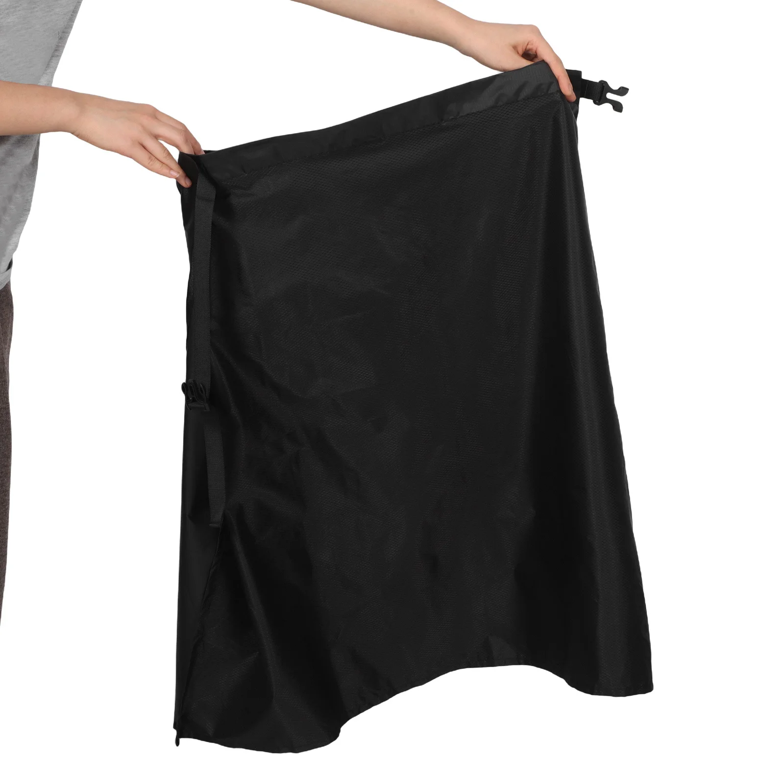 مقاوم للماء المشي لمسافات طويلة تنورة خفيفة النايلون المطر التفاف التخييم درب مقاومة للتآكل الأوساخ برهان المئزر معطف المطر