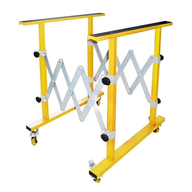 

26033 Adjustable Stand Flexible Conveyor with Wheels,steel Sawhorse