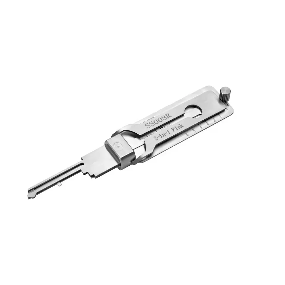 New SS003 2 In 1 Lock Key Precision Hook And Pick Set Pick-up Kits Door Lock Unlocking Engineering