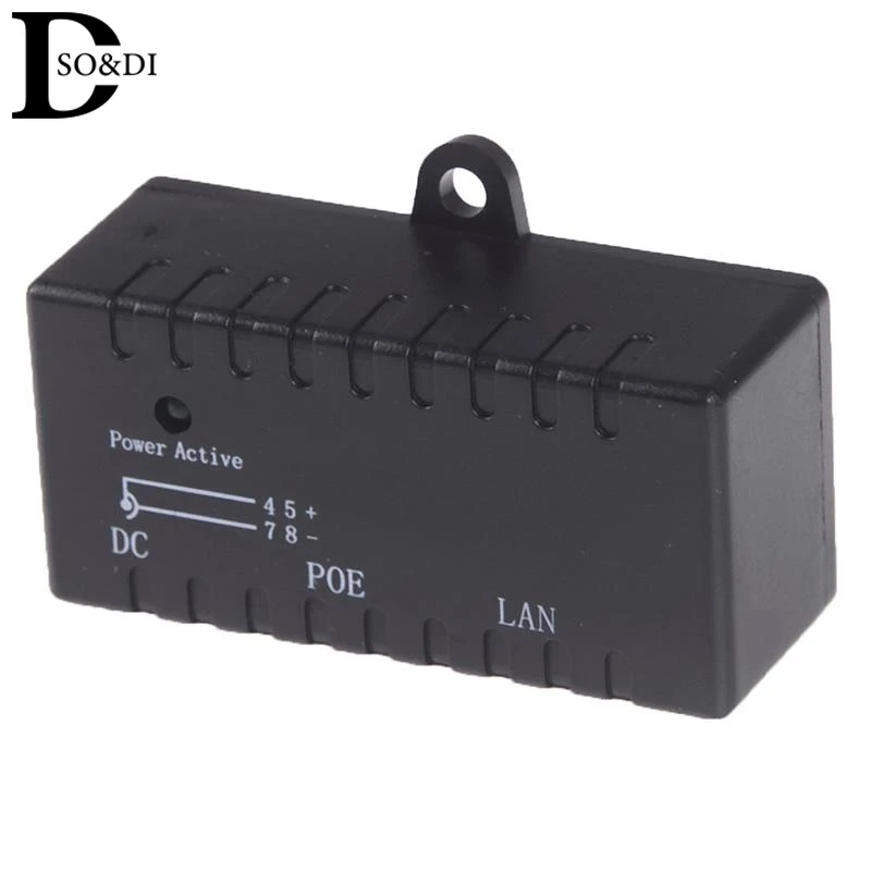 10/100 Mbps 12V-48V Gigabit Power Over Ethernet Passivo PoE Iniettore Splitter Per Telecamera IP POE Adattatore Modulo Accessori