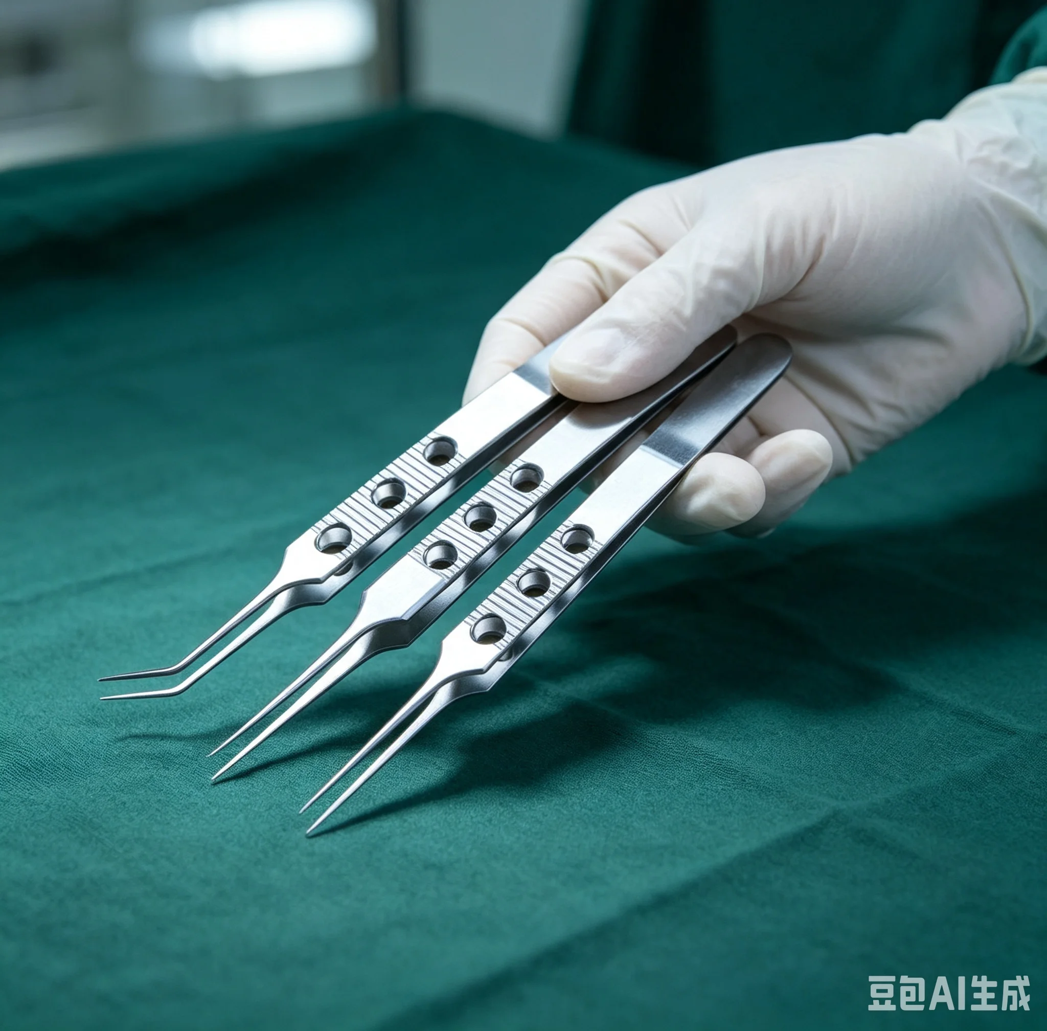11CM Micros Dovetailed Head Tweezers Curved/ Straight Stainless Steel Ophthalmic Forceps for Precision Surgery