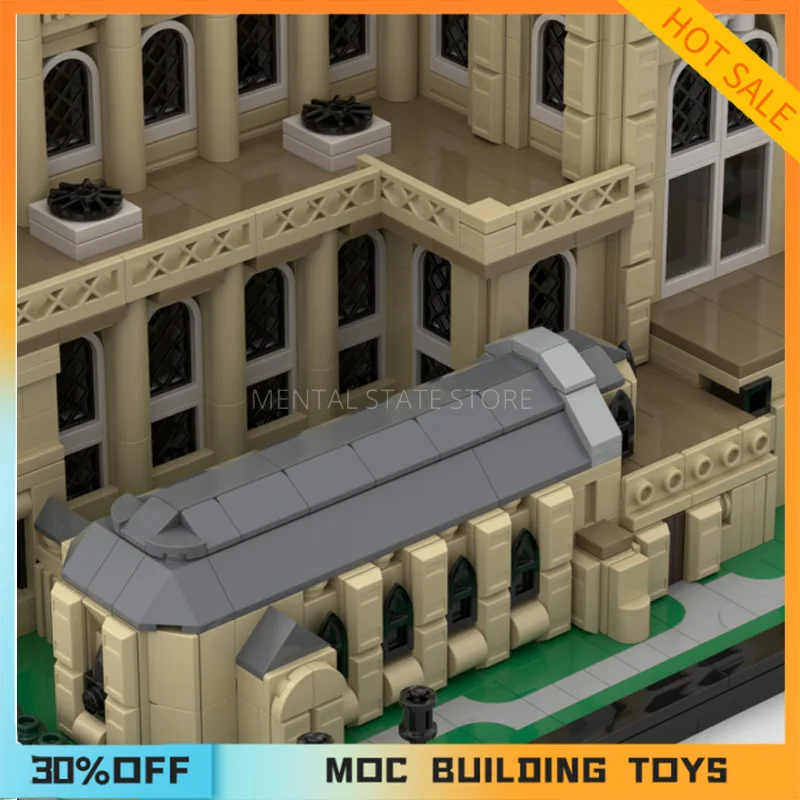 4106PCS Customized MOC Grace Church NYC Church Building Blocks Technology Bricks DIY Creative Assembly Toys Holiday Gifts