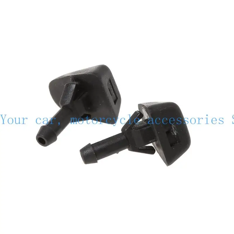

31BC 2Pcs Car Front Windshield Washer for Valve Adapter Sprinkler Wiper Cleaning Nozz