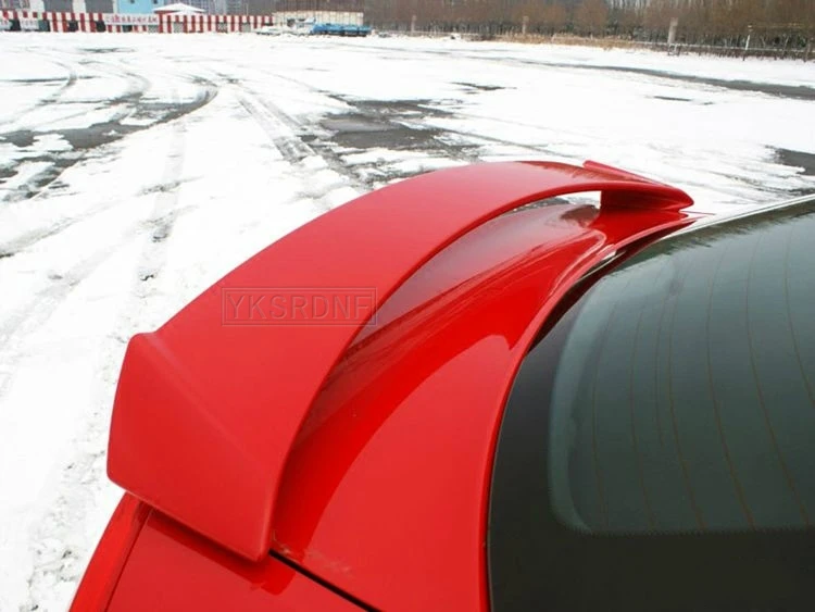 Dla Skoda Octavia Spoiler styl RS 2008 2009 2010 2011 2012 wysokiej jakości ABS materiał tylny spojler samochodu podkład kolor tylny Spoiler