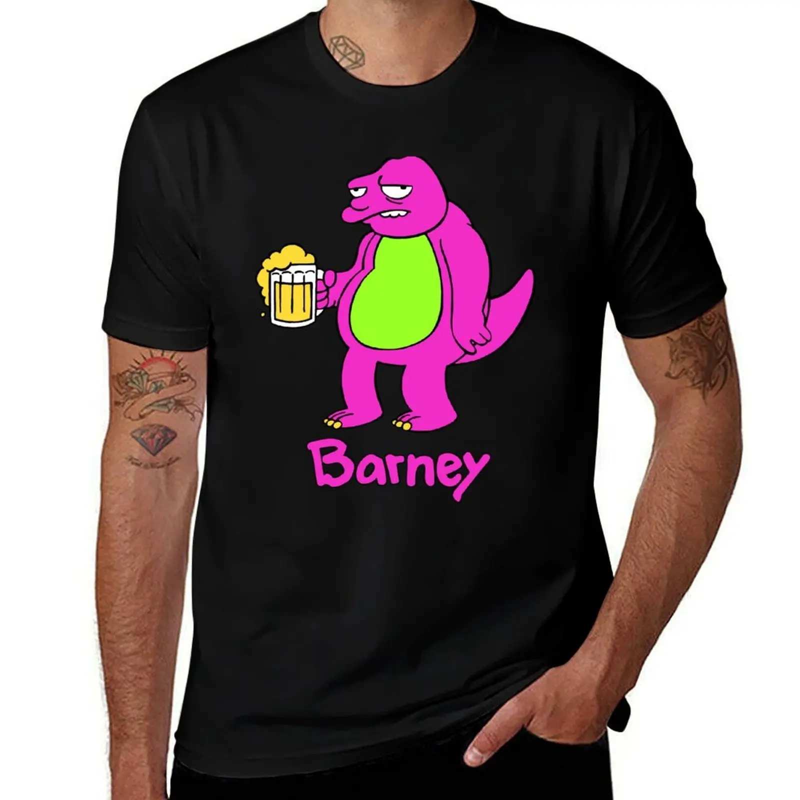 

Barney T-Shirt anime t shirts oversize t shirts for man graphic funny T-Shirt