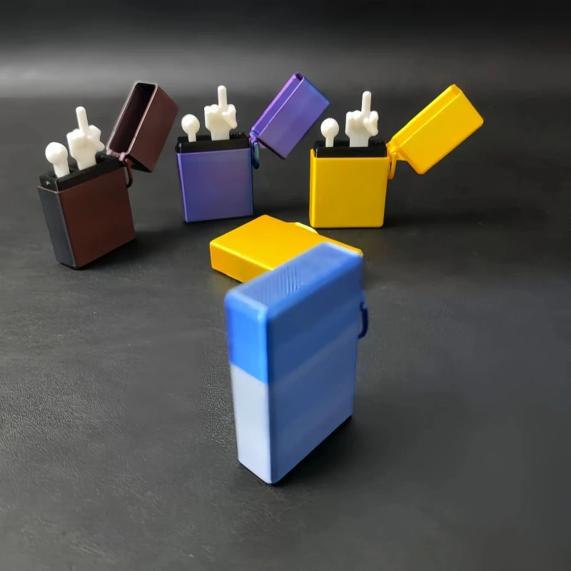 New 3D Printed Cigarette Lighter Shaped Desktop Decoration with Abstract Stress Relieving and Relaxing Creative Holiday Gifts