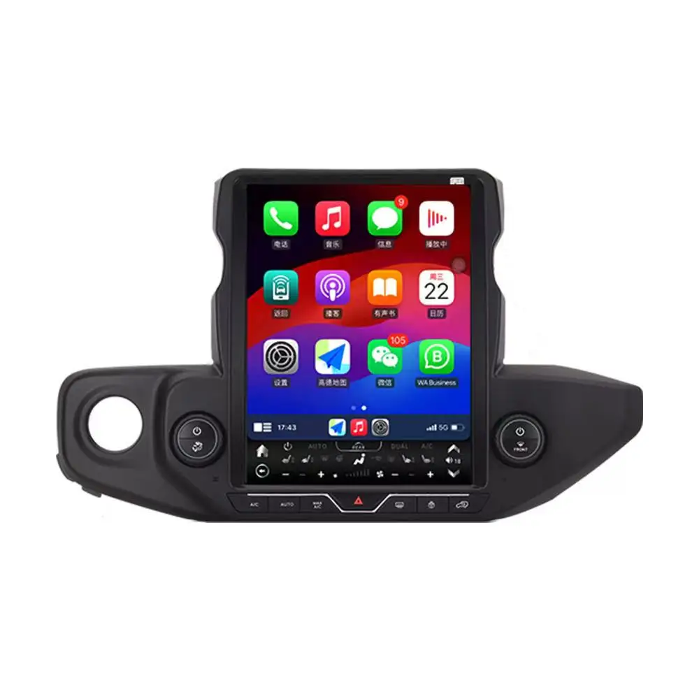 12.1 Inch Android 13 Car Radio For  Jeep Wrangler Jl Gladiator 2018 - 2021 Carplay Multimedia Auto Stereo Player Tesla Style GPS