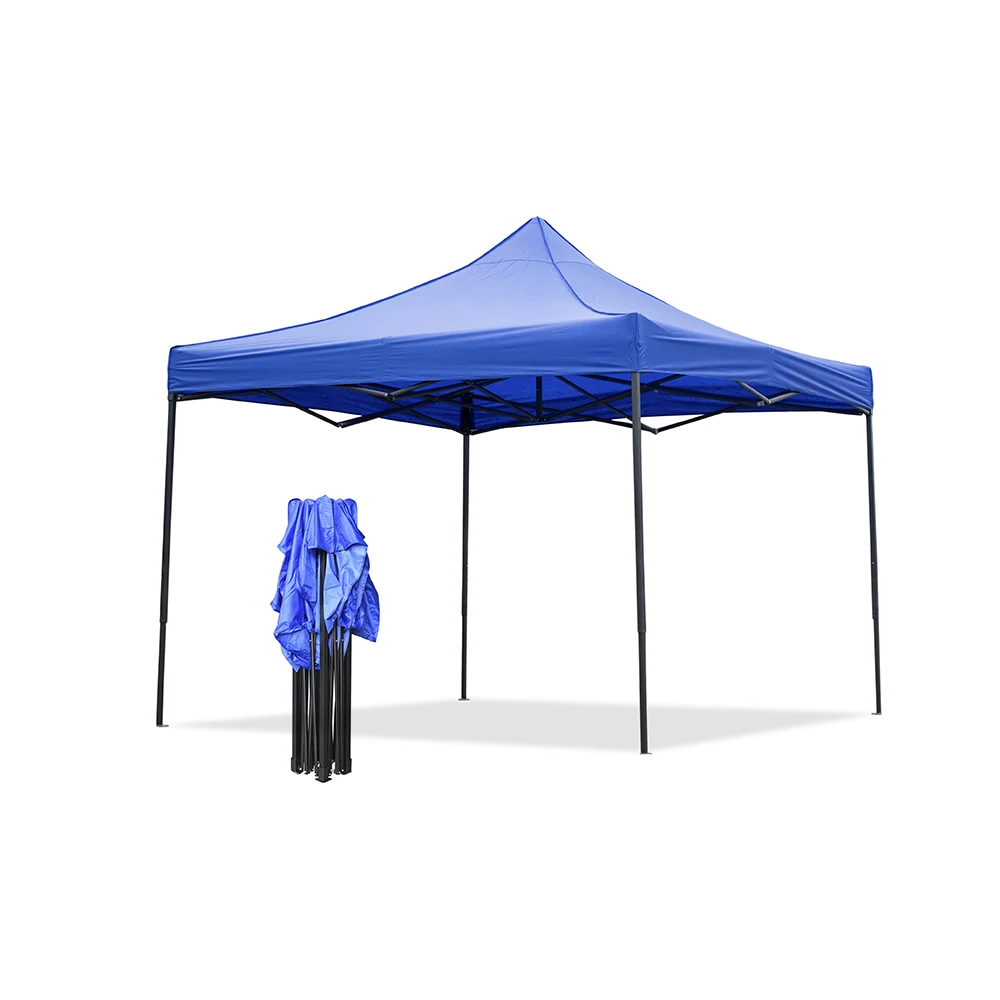 

3M X 3M Heavy Duty Steel Frame Tent Powder Coated Fabric Quick Set-Up Waterproof Outdoor Pergola Gazebo & Pavilion