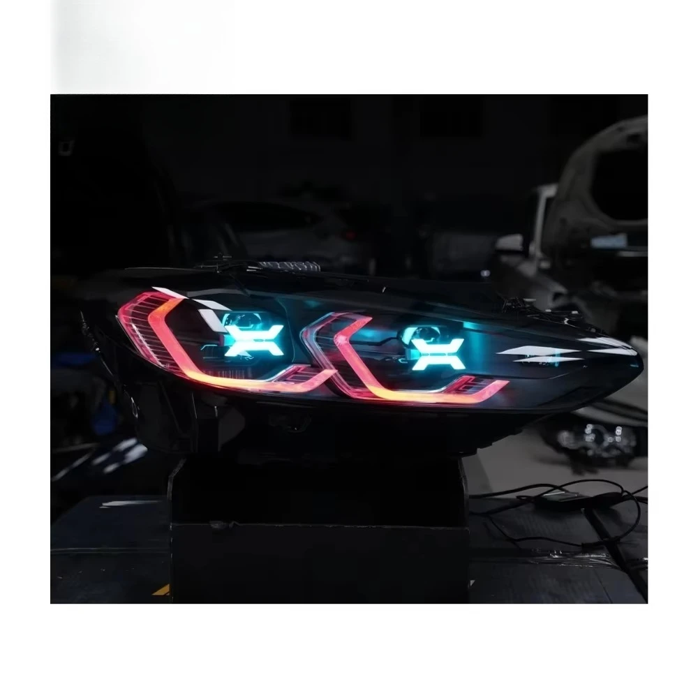 HETOP G80 Headlights M3 M4 G82  RGB OSS Style Customized Version Dual DRL Upgrade LED Head Lamp Projector Headlamps for