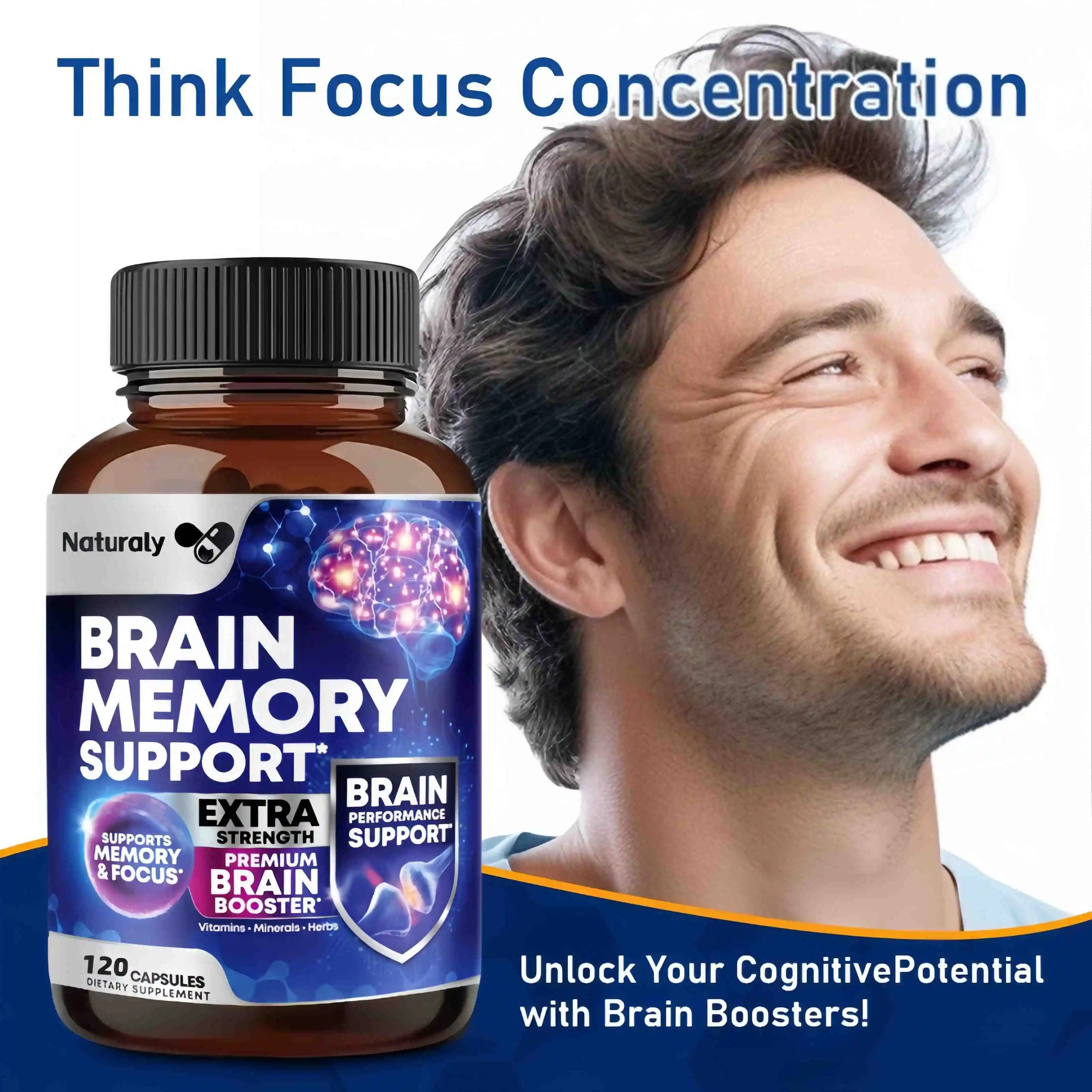 Phosphatidylserine Capsule Strengthen Memory Strengthen attention Refreshing Brain health Capsule