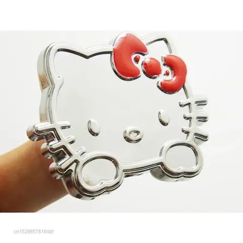 Sanrio 3D-bilklistermärken Anime Hello Kitty Tecknad bildekor Repor Dekor Kawaii biltillbehörsklistermärken Bil Motorcykel Present 8 best sales Hello Kitty bilklistermärke - №8