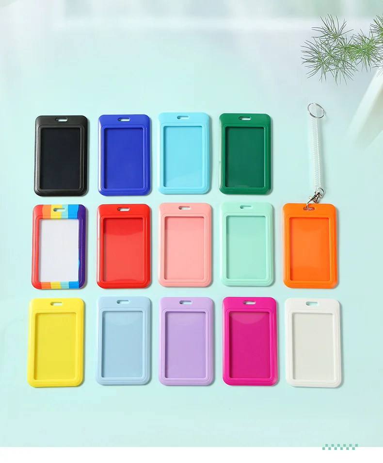 قابل للسحب مفتاح سلسلة معرف حامل بطاقة الاسم شارة بلاستيكية حامل مكتب لوازم المستشفيات هدية #6