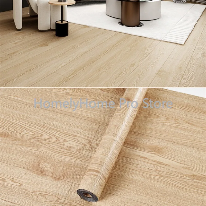 Peel and Stick Vinyl Floor Sticker Self Adhesive Vinyl Floor Tiles Wood Plank Flooring Waterproof Wear-Resistant Floor Coverings