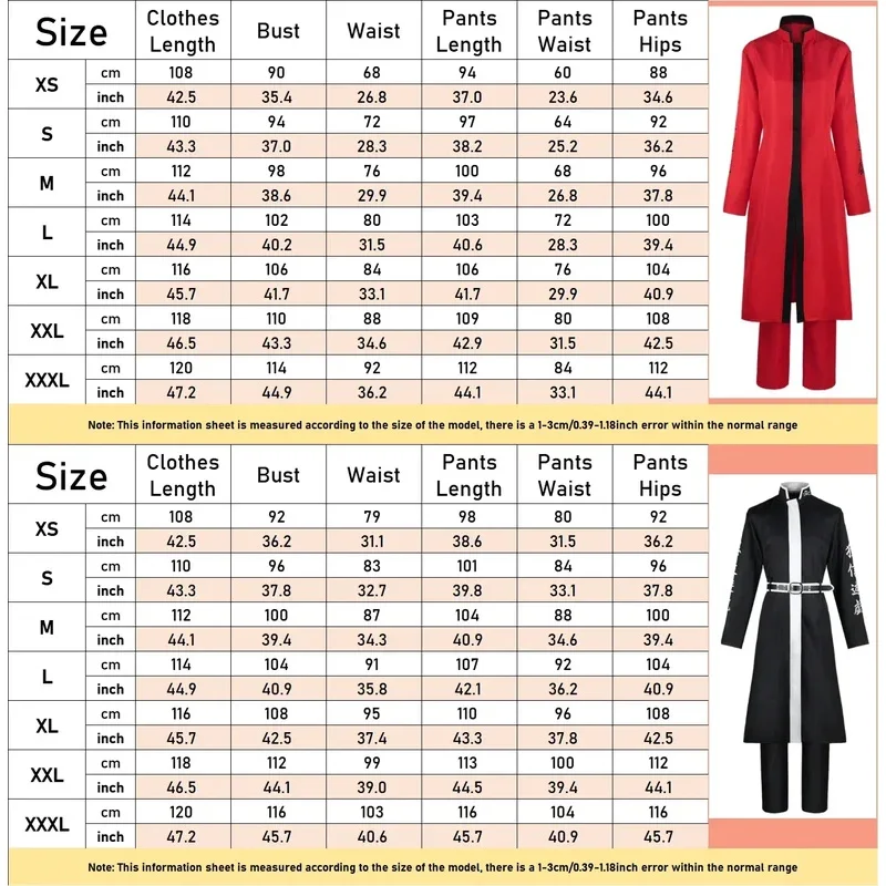 أنيمي طوكيو المنتقمون تأثيري كوروكاوا إيزانا تأثيري ريندو هايتاني زي أحمر أسود موحدة هالوين كرنفال ملابس للحفلات #6