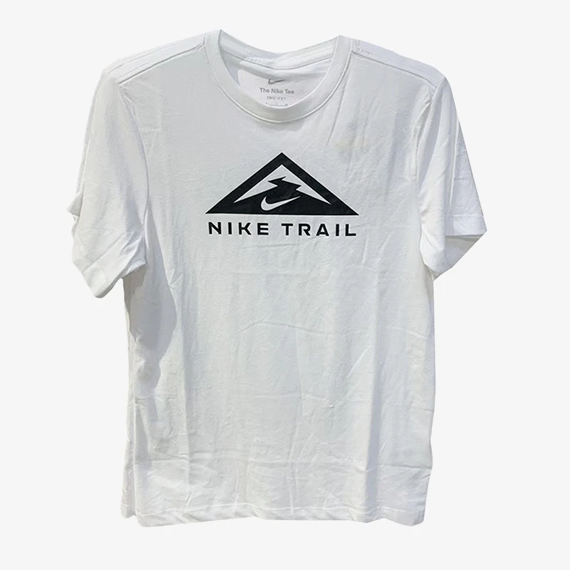 Nike genuine men's round neck pullover, durable and breathable sports short sleeved DX2184-100