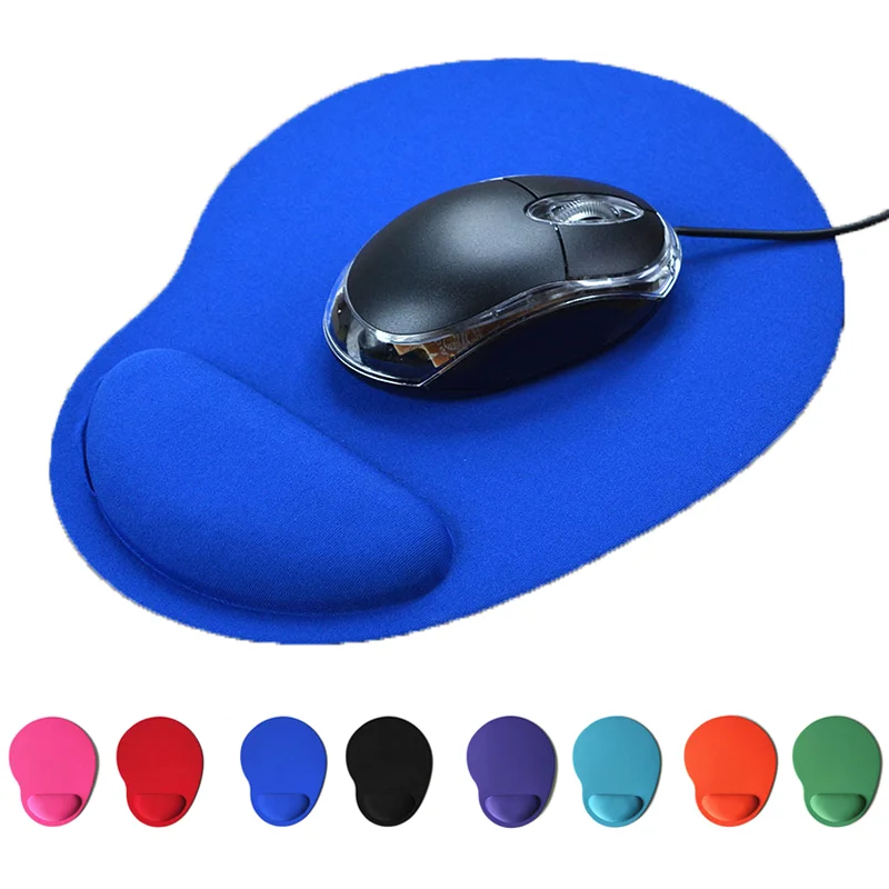 Mouse Pad EVA Wristband Gaming Mousepad Solid Color Mice Mat Comfortable Mouse Pad Gamer For PC Laptop Creative Desk Pads