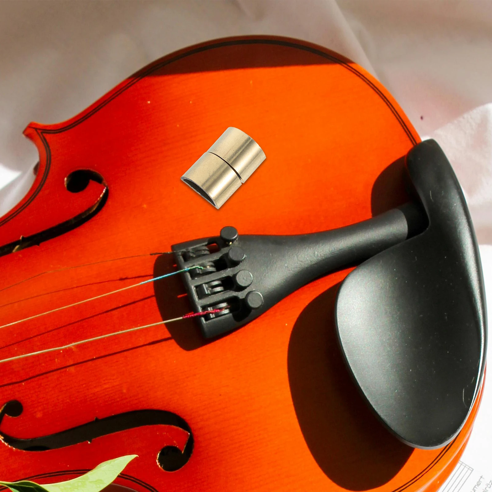 

2pcs Violin Accessories Copper Hoop Bow End Screw Ring Golden Repair Tool for Parts Replacement Ferrule DIY Metal