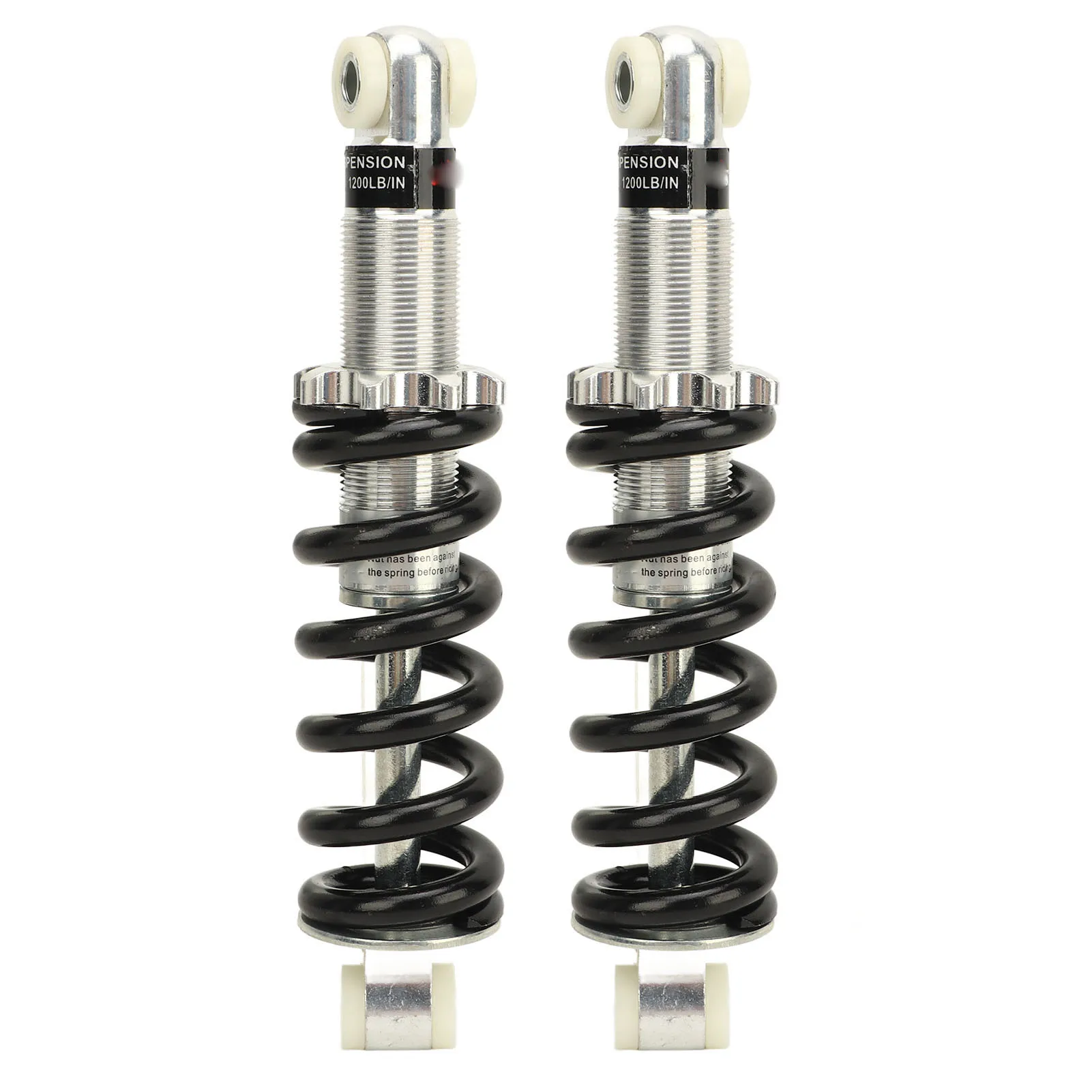 1 Pair 190mm Spring Shock Absorber 1200 Lbs for 47cc 49cc 50cc 70cc 90cc 110cc 125cc Dirt ATV Bike ATV  Kart Damper Shock