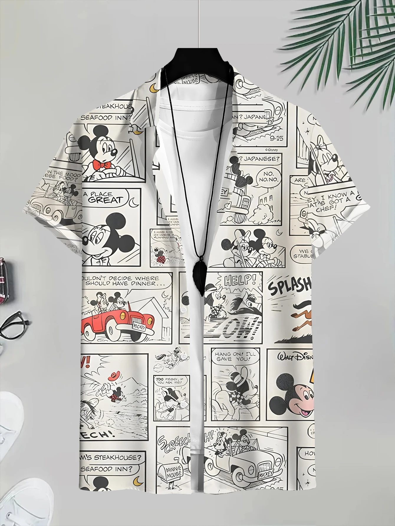 

Stylish Casual Men's 3D Print Disney Mickey Shirt Assorted Styles: Multi - Pattern Mickey & Friends Patterns
