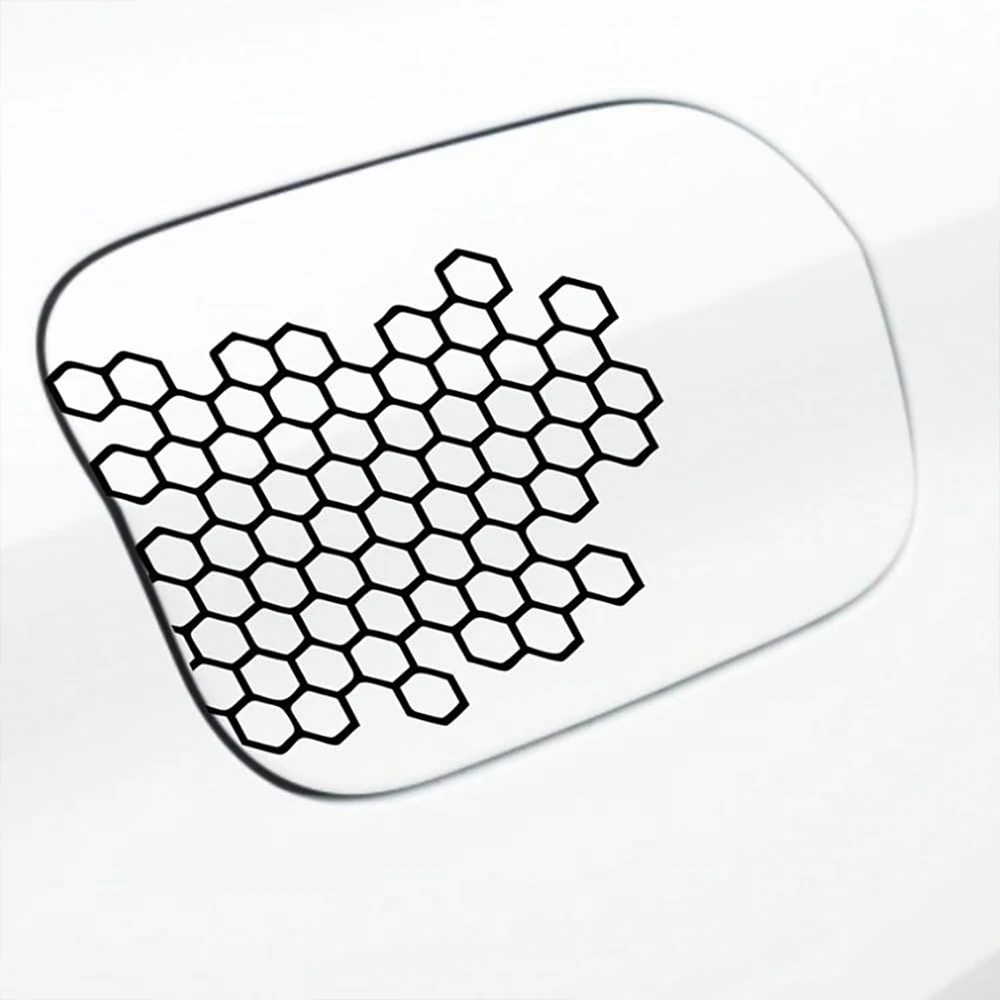 Motorcycle Sticker Honeycomb Helmet Decals Stickers Car Refit Creative Body Decoration Decals Waterproof Bumper Sticker